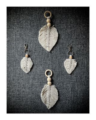 Porte-clés feuilles ou décoration murale feuille